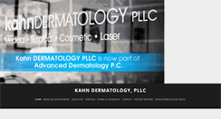 Desktop Screenshot of kahndermatology.com